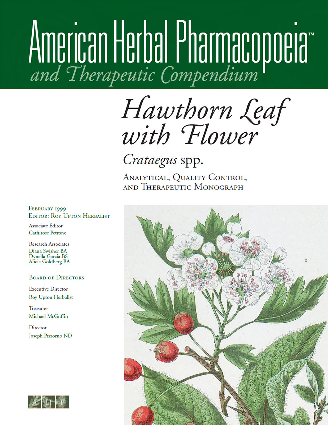 Hawthorn Leaf and Flower